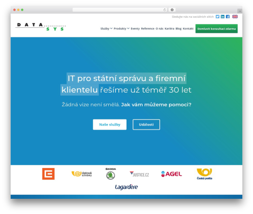 WordPress theme datasys - datasys.cz
