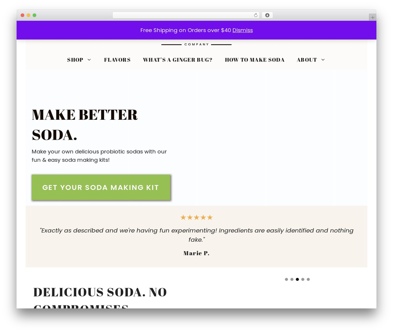 WordPress theme GeneratePress - sandpointsodacompany.com