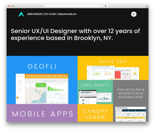 Anchor WordPress theme - andresstudio.com