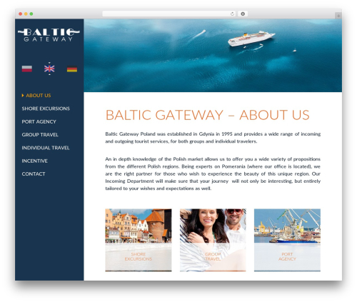 Baltic-CS WordPress theme - balticgate.pl