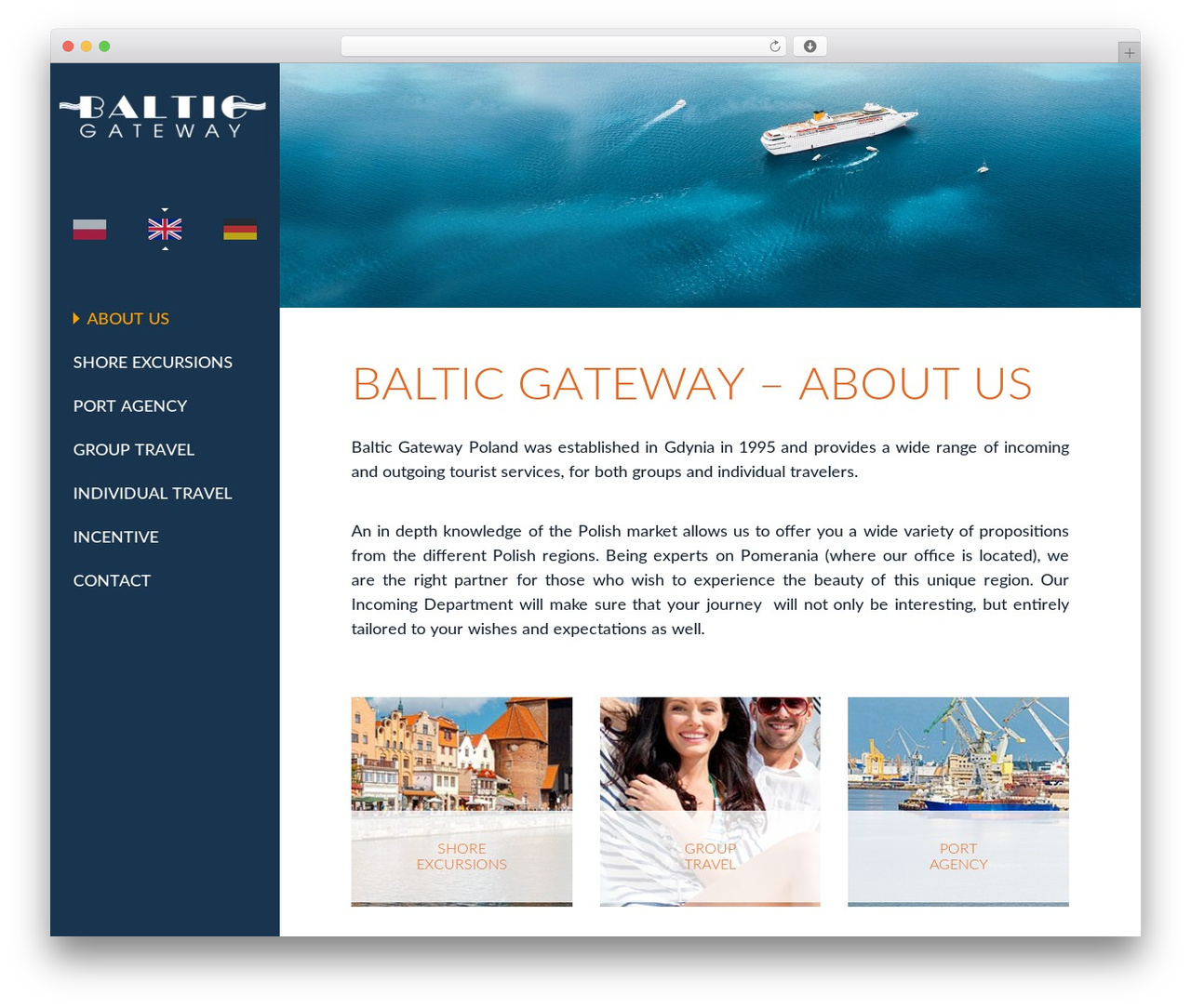 Baltic-CS WordPress theme - balticgate.pl