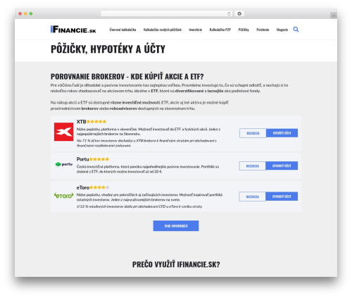 Wp optimize premium WordPress plugin - ifinancie.sk