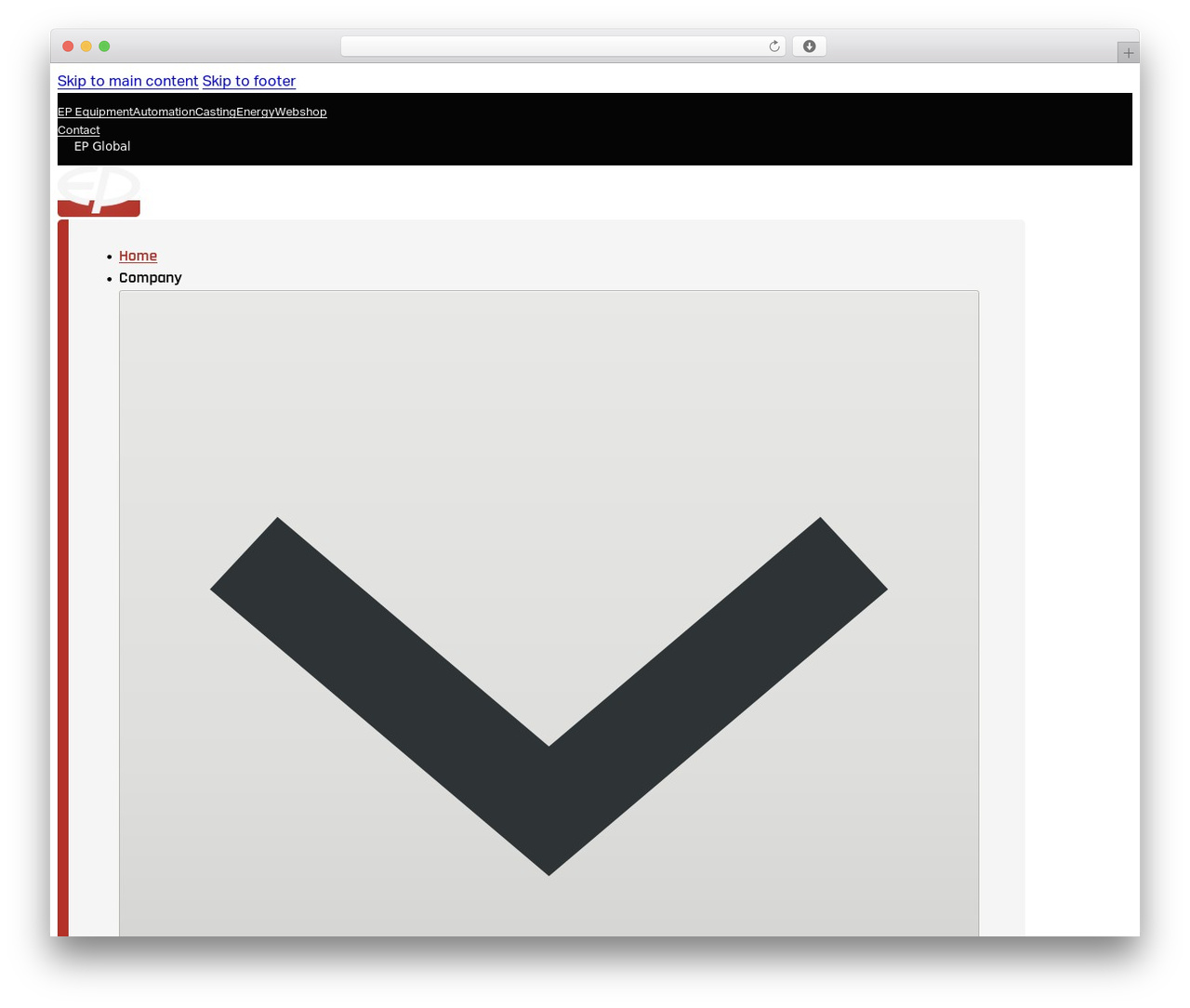 Bricks theme WordPress - ep-equipment.com