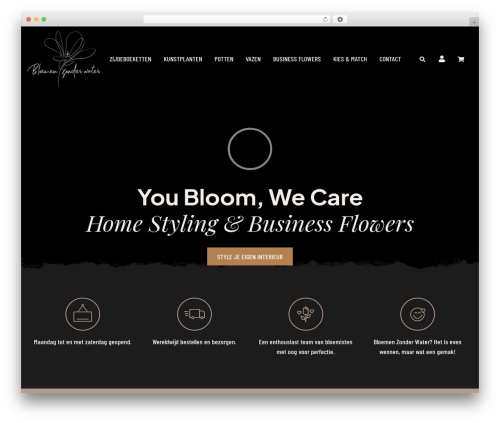 FI Theme WordPress theme - bloemenzonderwater.nl