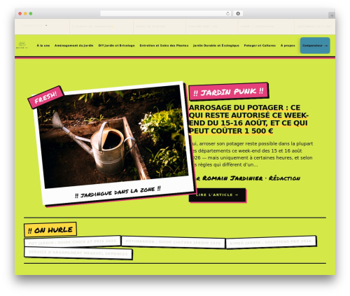 GeneratePress WordPress theme - jardingue.org