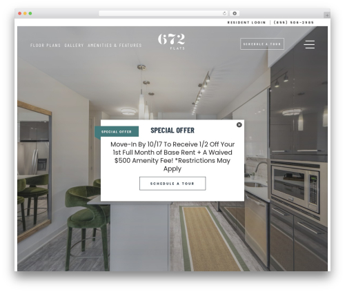 Master Template theme WordPress - 672flats.com