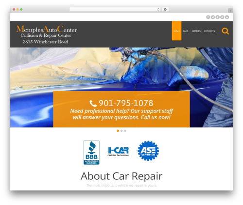 Theme WordPress cherry - memphisautocenter.com