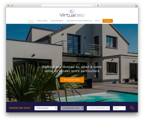 Theme WordPress Oneline Lite - virtual-360.fr