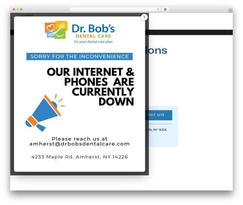 Ada compliance fix WordPress plugin - drbobsdentalcare.com
