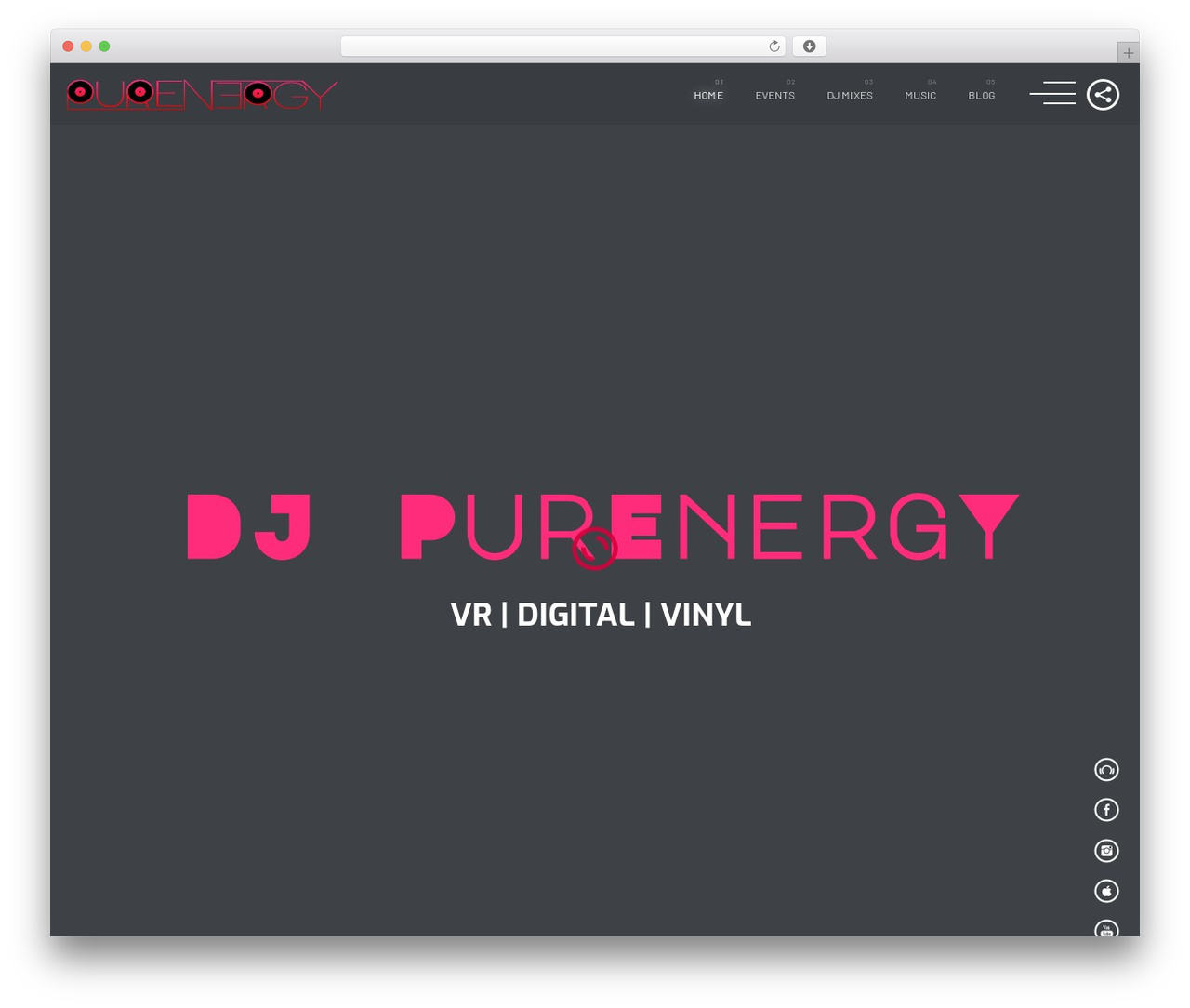 Theme WordPress Vice - purenergy.co.uk