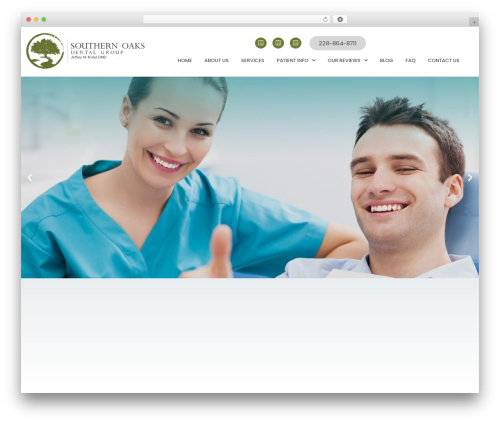 WordPress theme 360 Cellos - southernoaksdentalgroup.com