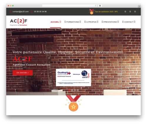 WordPress theme EduGate - www.ac2f.fr
