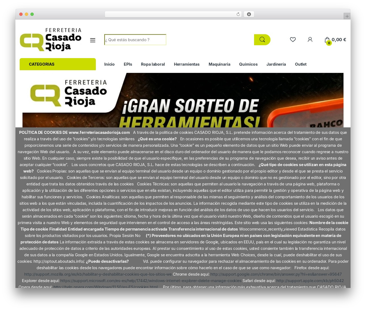 WordPress theme Electro - ferreteriacasadorioja.com WordPress theme Electro - ferreteriacasadorioja.com