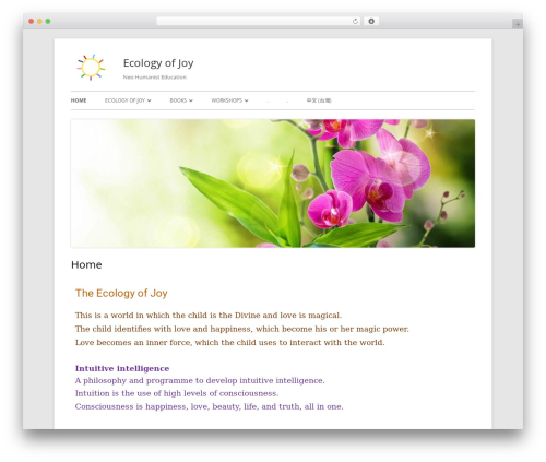 WordPress website theme Tiny Framework - ecologyofjoy.info WordPress website theme Tiny Framework - ecologyofjoy.info