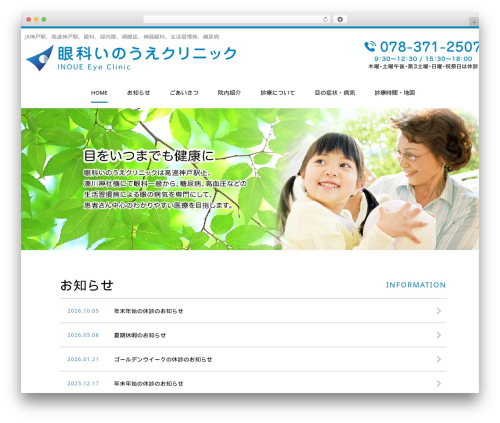 Theme WordPress お医者さんテーマ（コモン） - ganka-inoue.com