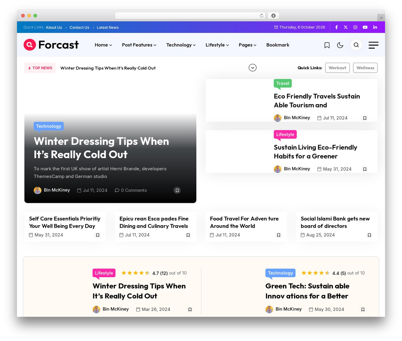Theme WordPress Forcast - byteflows.net/wp/forcast-main Theme WordPress Forcast - byteflows.net/wp/forcast-main