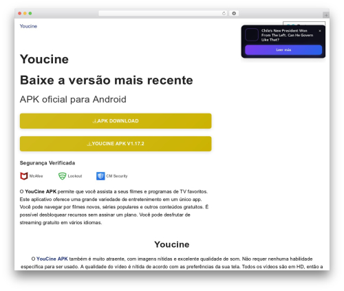 Theme WordPress apk - baixaryoucineapk.com