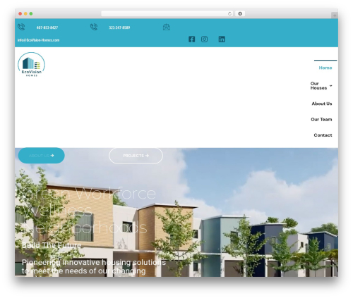 Theme WordPress Deviox Child Theme - ecovision-homes.com