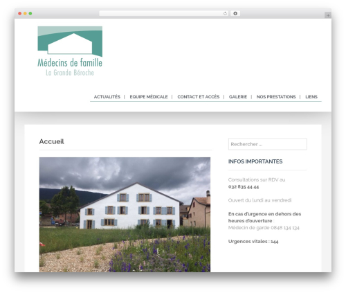 Theme WordPress Notable - www.medigb.ch