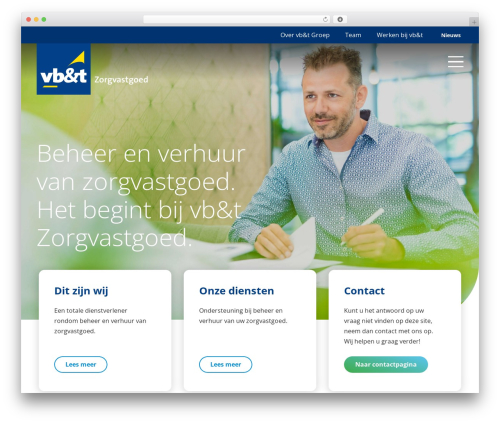 WordPress theme Impreza - vbtzorgvastgoed.nl