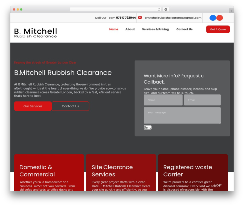 Formidable chat WordPress plugin - bmitchellrubbishclearance.com