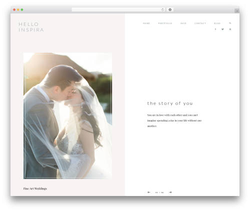 Cube WordPress theme - helloinspira.com