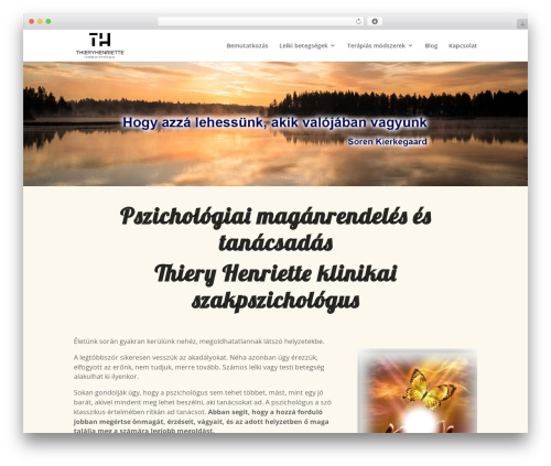 Divi theme WordPress - thieryhenriette.hu
