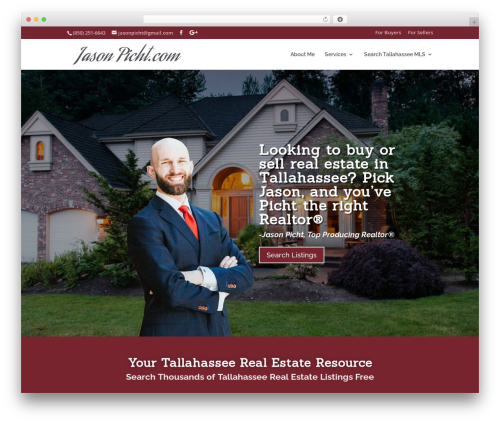 Divi WordPress theme - jasonpicht.com