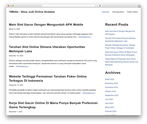 Neve WordPress theme download - 19bella.com