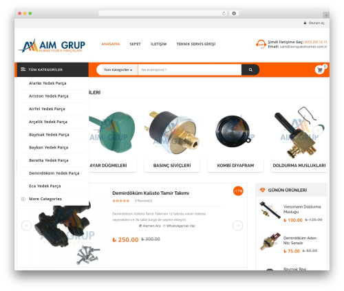 Revo WordPress theme - avrupaisimarket.com