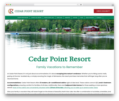 RezTheme - Base Theme WordPress theme - cedarptresort.com