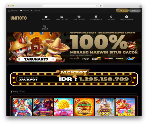 Taruhan77 theme WordPress - umitoto.org