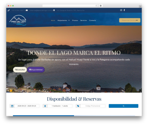 Theme WordPress Hello Elementor - apartdellago.com.ar