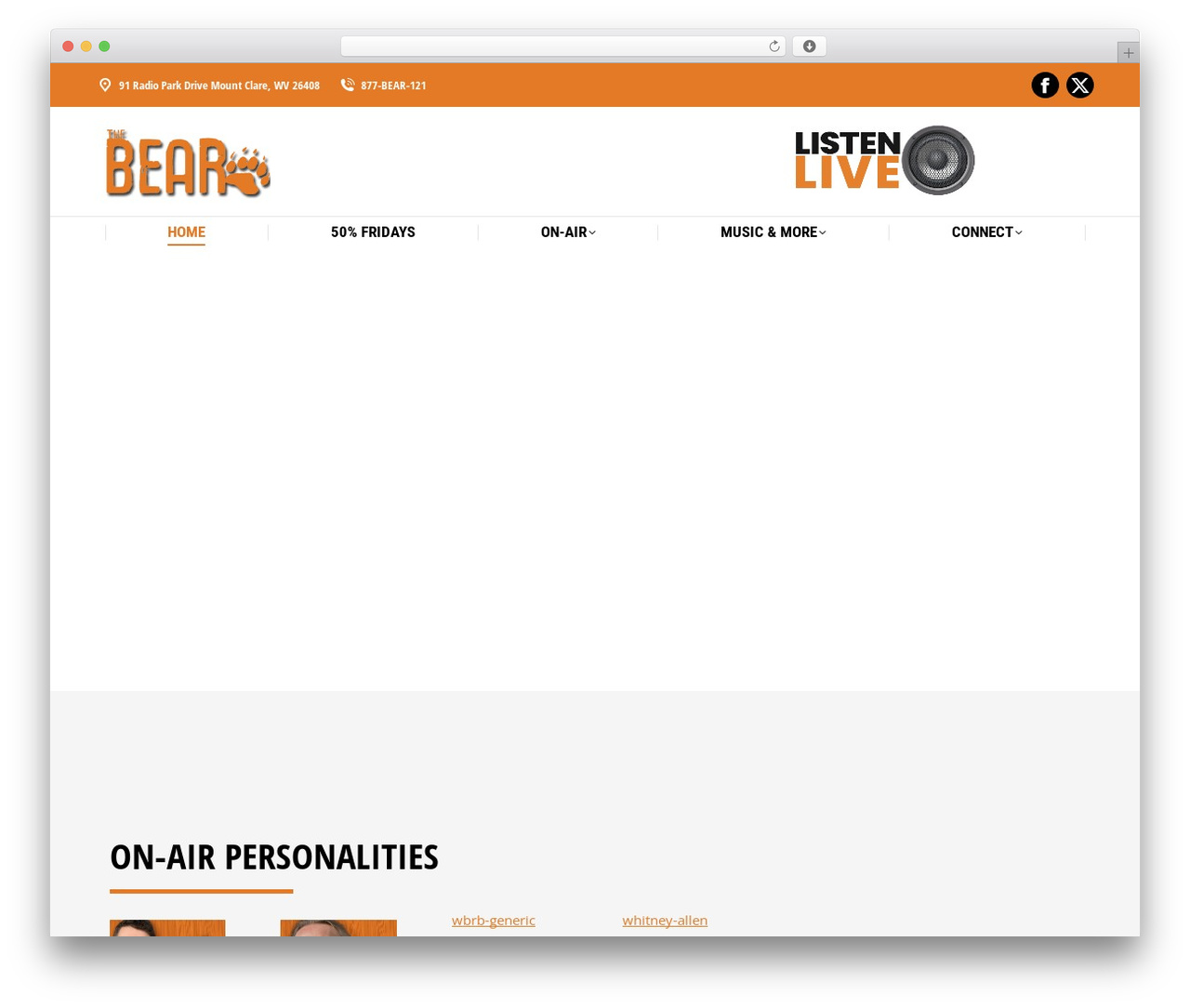 The7 WordPress theme - 1013thebear.com