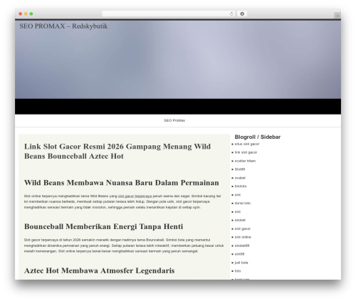 Theme WordPress raindrops - redskybutik.com Theme WordPress raindrops - redskybutik.com