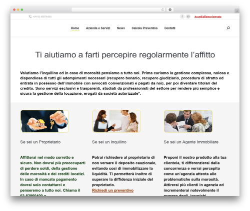 Theme WordPress The7 Classic - affittoassicurato.com