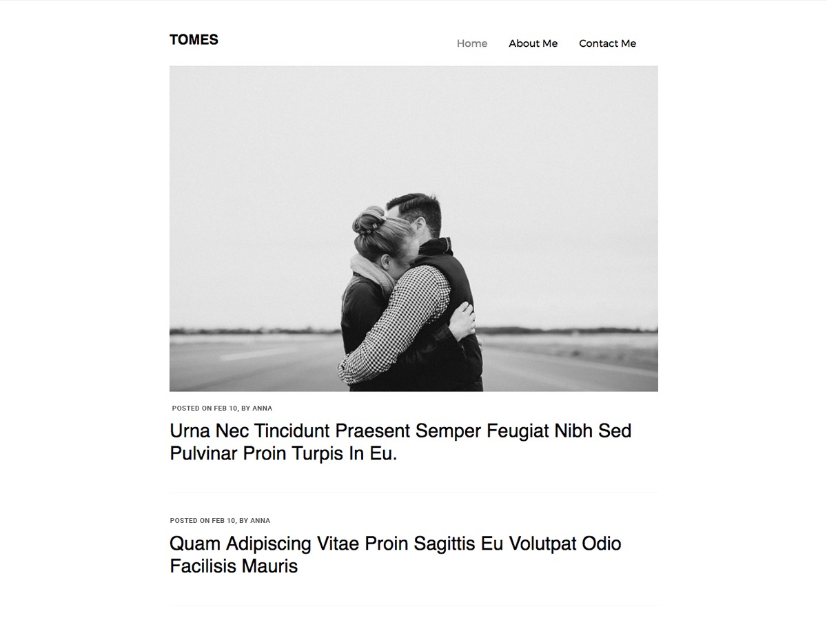 Tomes WordPress theme Tomes WordPress theme