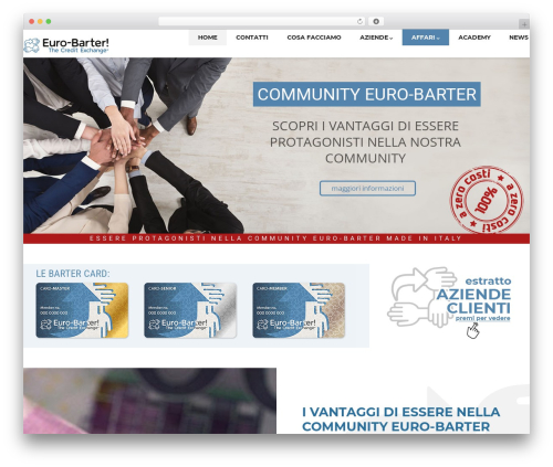 Winnex WordPress theme - euro-barter.com