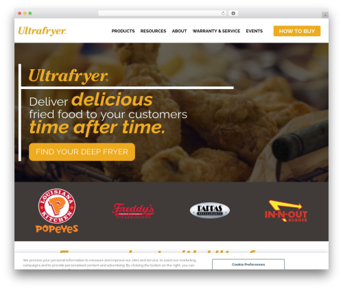 WordPress theme Ultrafryer - ultrafryer.com