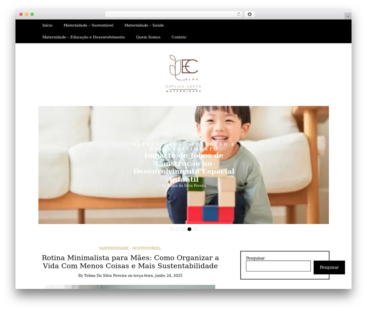 WordPress theme Writee - explicocerto.com