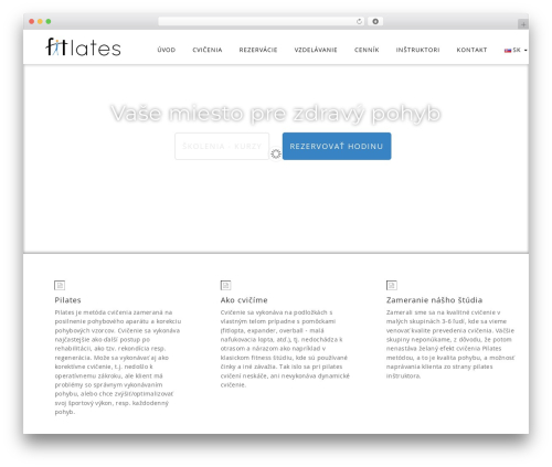 WordPress website theme Integral Pro - fitlates.sk