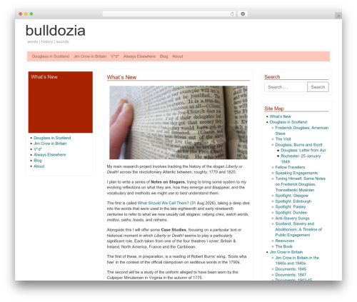 Bootstrap Basic4 WordPress theme - bulldozia.com