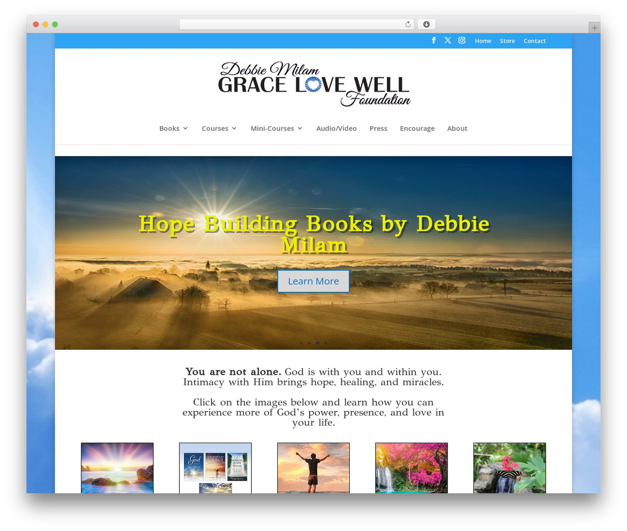 Divi theme WordPress - gracelovewell.org