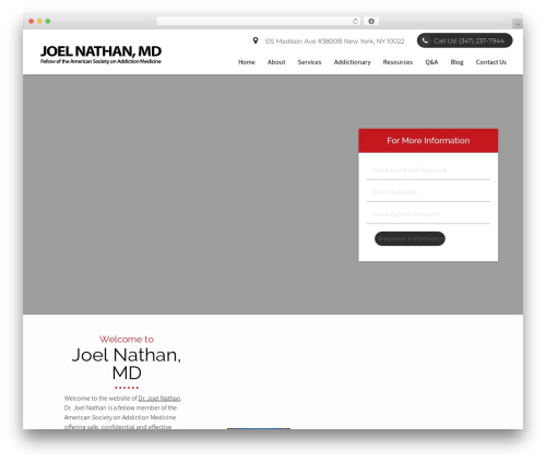 DoctorGenius Framework WordPress theme - joelnathanmd.com