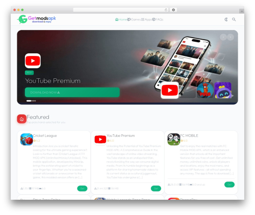 GetPlayMOD WordPress gaming theme - www.getmodsapk.cc GetPlayMOD WordPress gaming theme - www.getmodsapk.cc