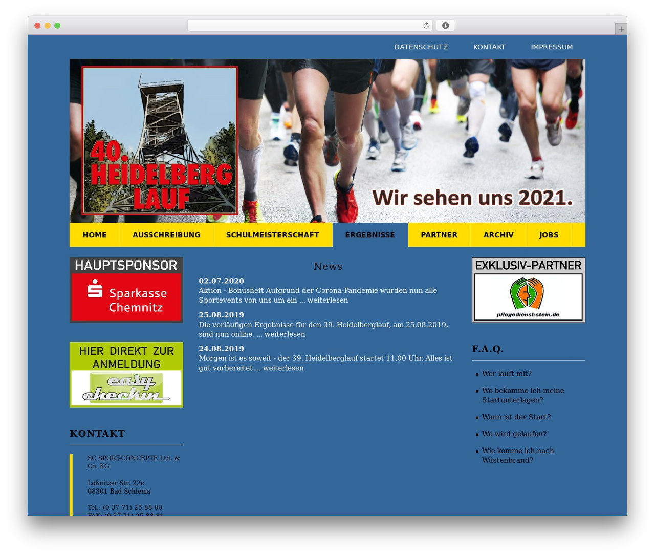 Hook FLSR ** */ theme WordPress - heidelberglauf.de