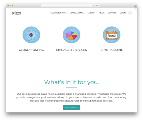 Nayma WordPress theme - etomicmail.com
