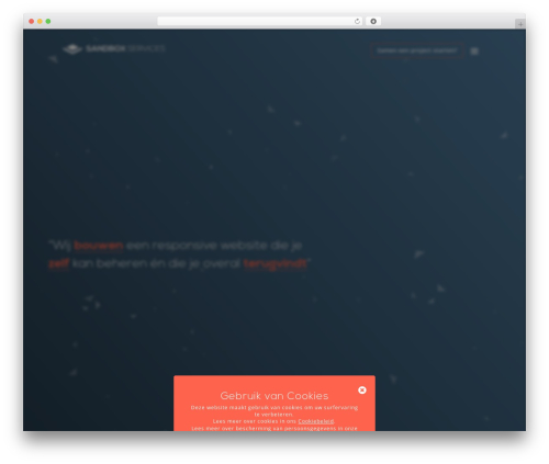 Sandbox Services framework WordPress theme - www.sandboxservices.be