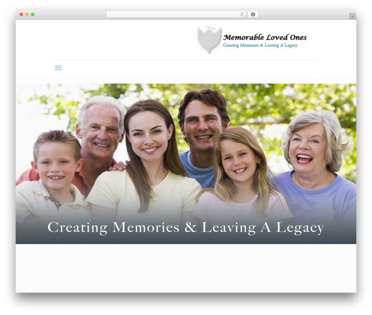 Theme WordPress Betheme - memorablelovedones.com