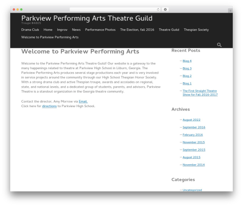 Theme WordPress Generic - parkviewdrama.com